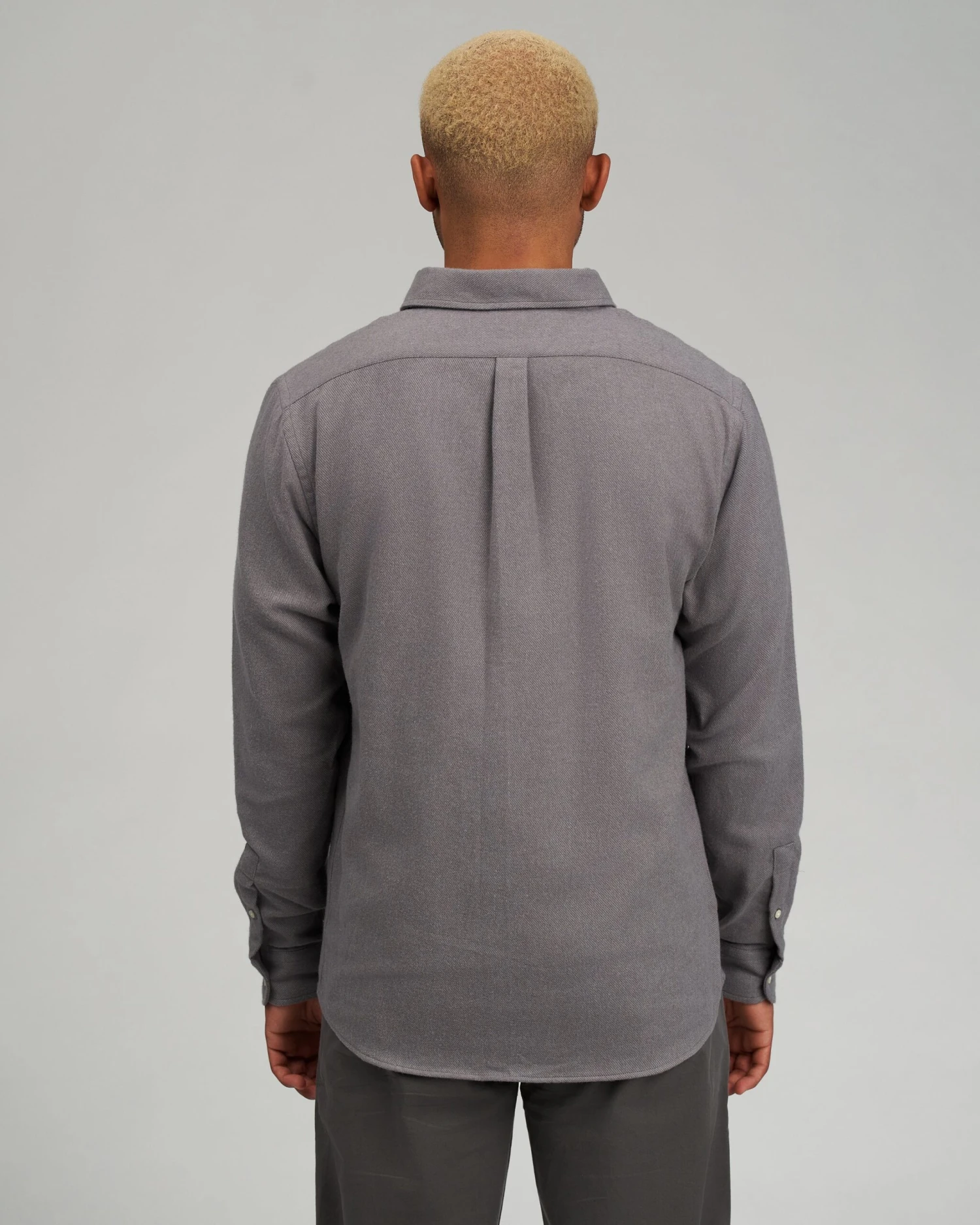 Colorful Standard Organic Flannel Shirt - Sandstone Orange - Image 5