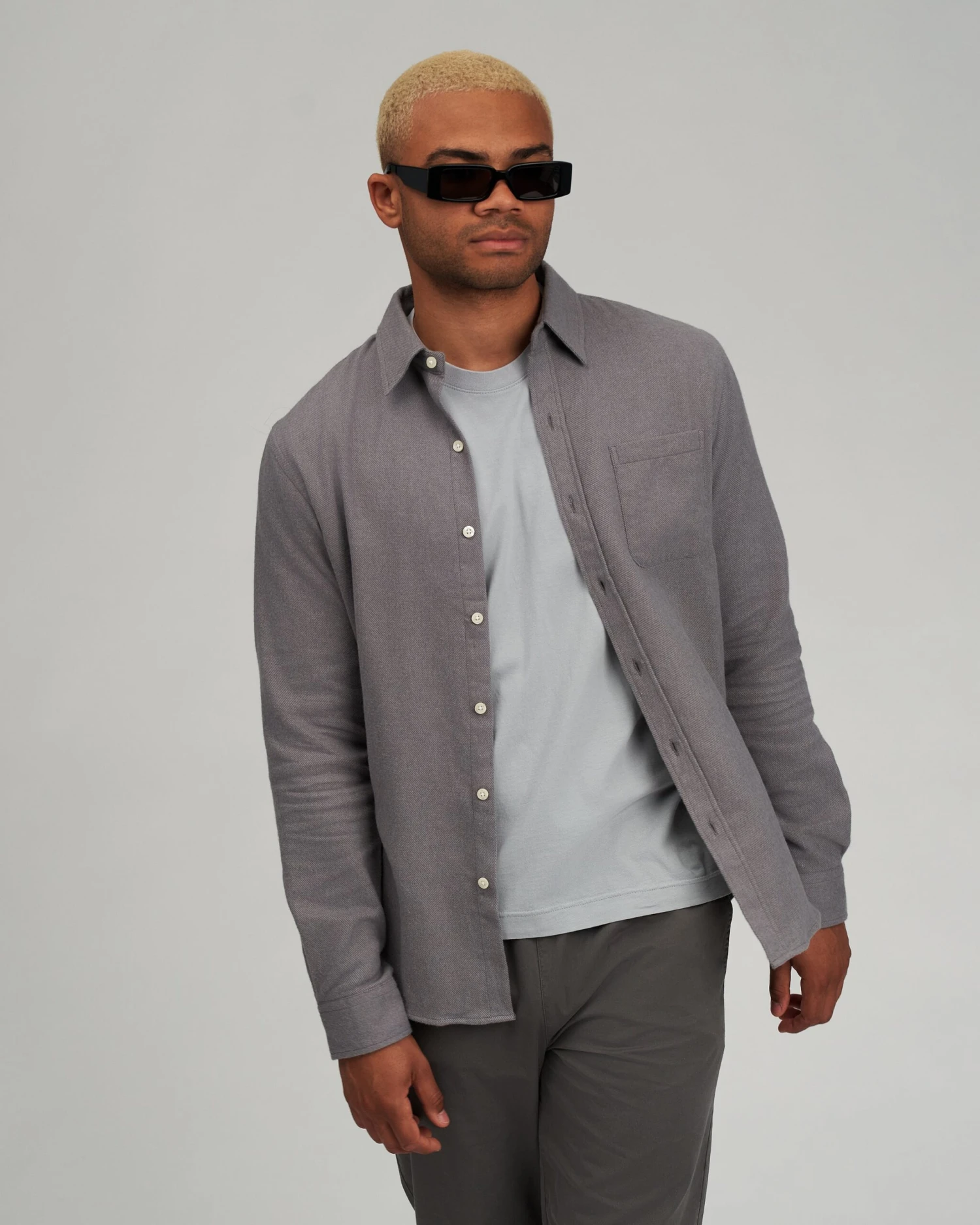 Colorful Standard Organic Flannel Shirt - Oxblood Red - Image 2