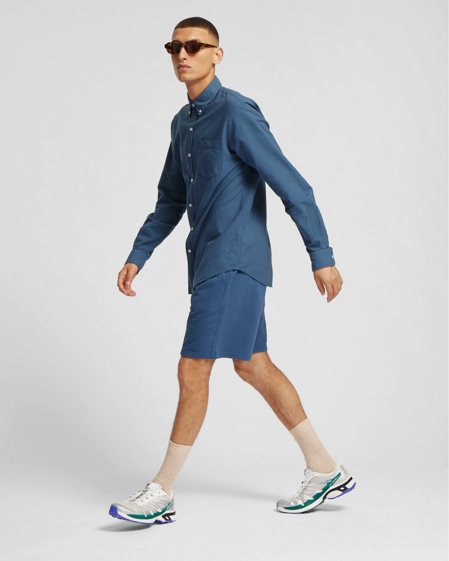 Colorful Standard Organic Button Down Shirt - Pearly Purple - Image 4