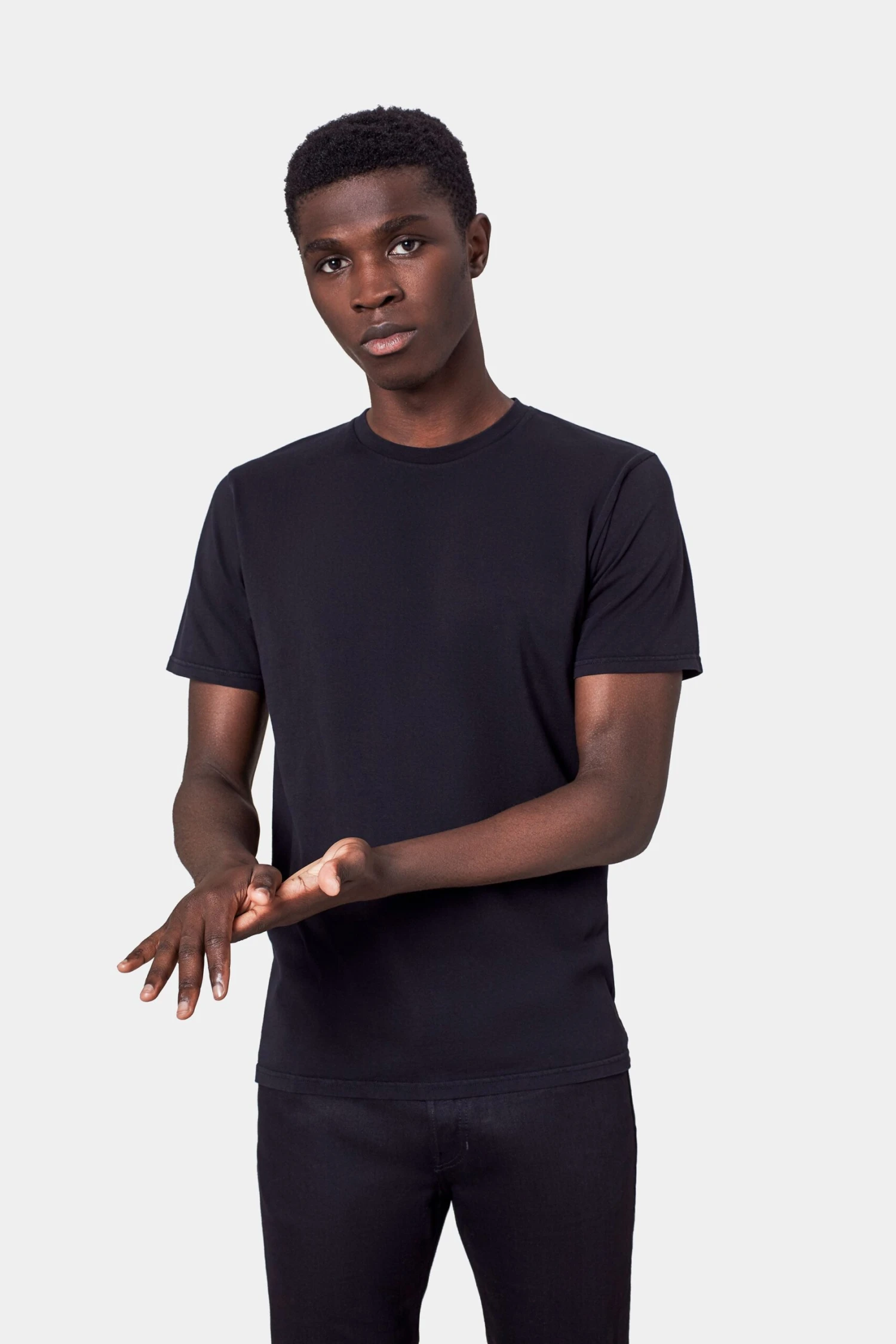 Colorful Standard Classic Organic Tee - Storm Grey - Image 2