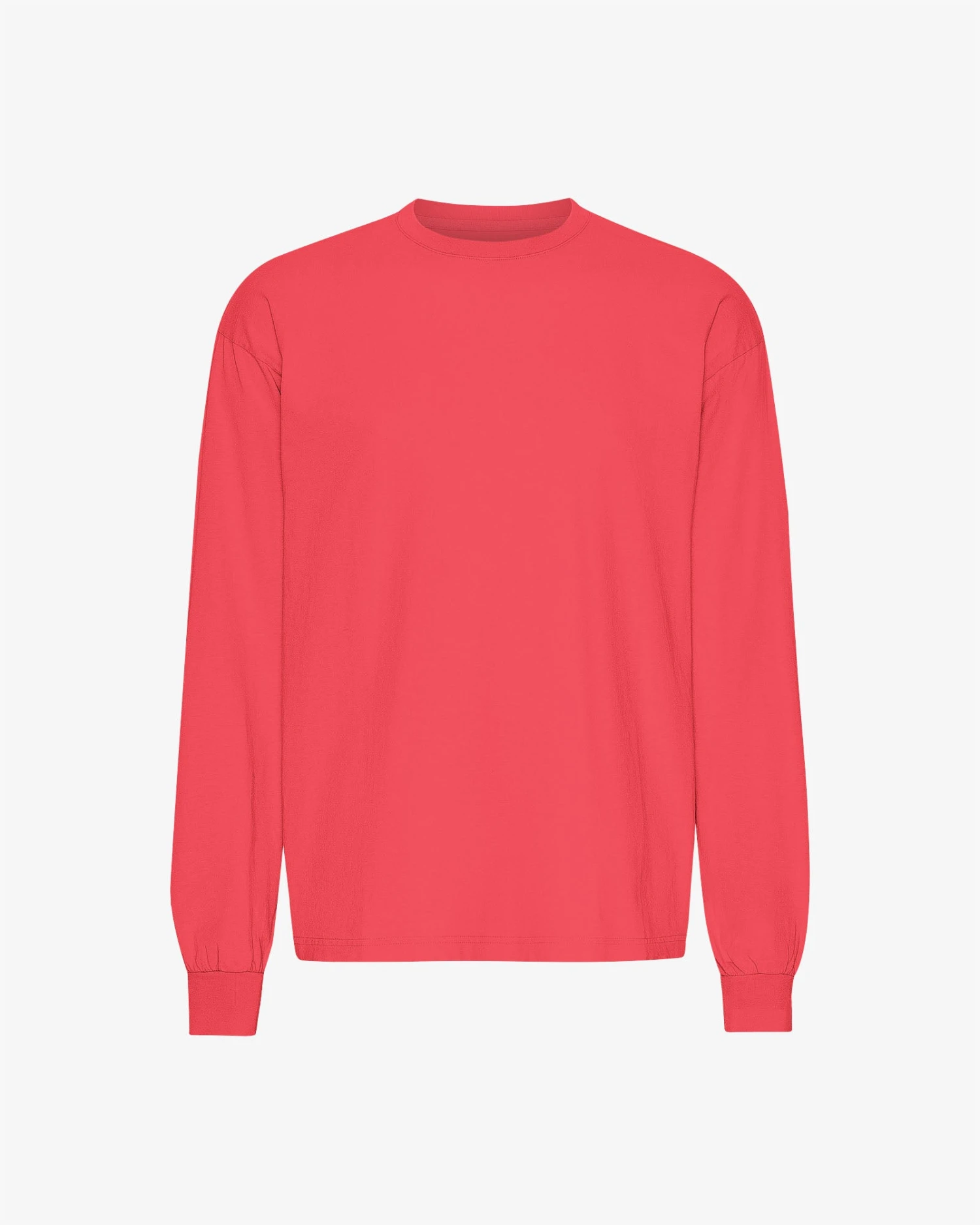 Colorful Standard Oversized Organic LS T-shirt - Red Tangerine