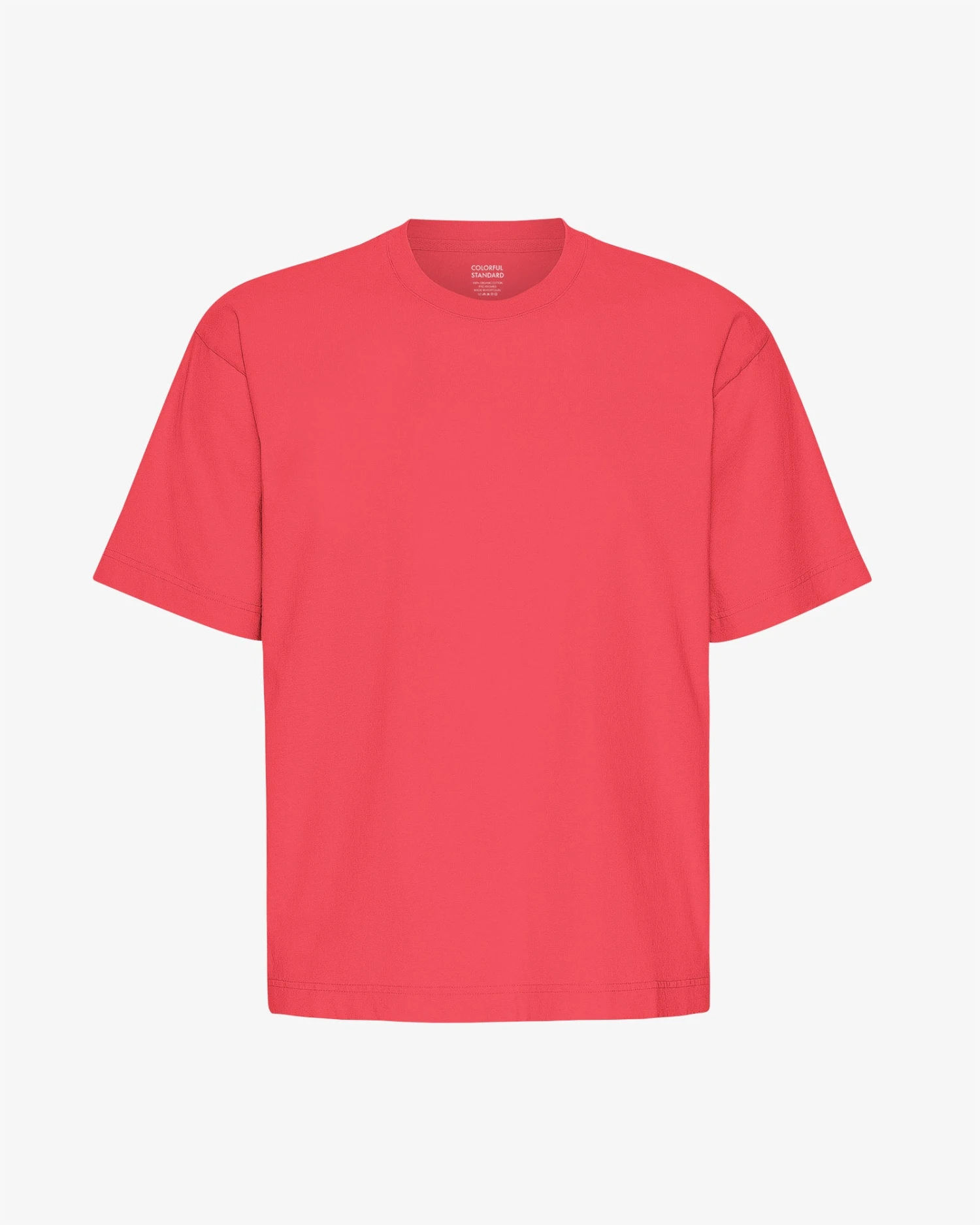 Colorful Standard Oversized Organic T-Shirt - Red Tangerine