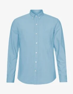 Colorful Standard Organic Button Down Shirt - Seaside Blue
