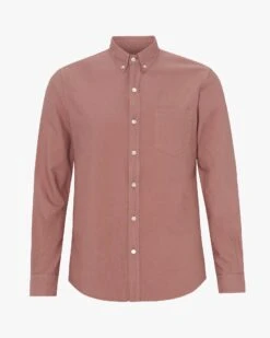 Colorful Standard Organic Button Down Shirt - Rosewood Mist
