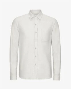 Colorful Standard Organic Flannel Shirt - Limestone Grey