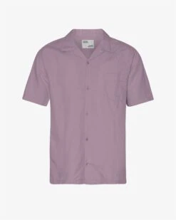Colorful Standard Linen Short Sleeved Shirt - Pearly Purple