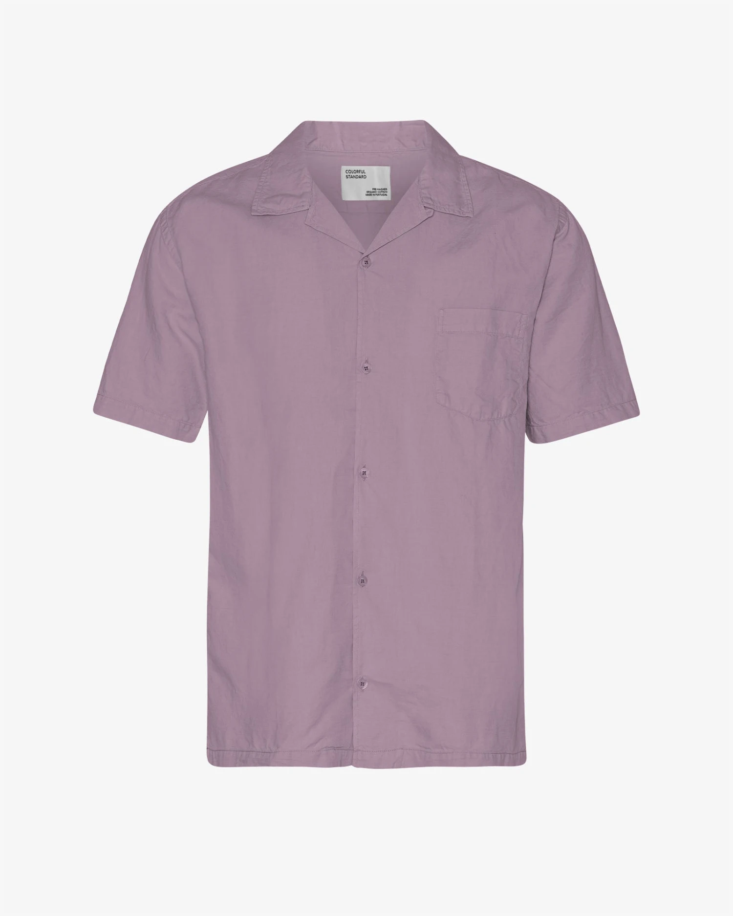 Colorful Standard Linen Short Sleeved Shirt - Pearly Purple