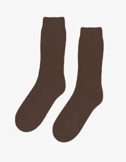 Colorful Standard Merino Wool Blend Sock - Coffee Brown