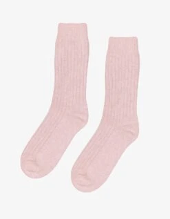 Colorful Standard Merino Wool Blend Sock - Faded Pink
