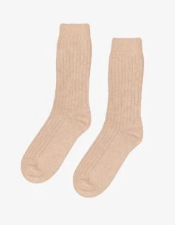 Colorful Standard Merino Wool Blend Sock - Honey Beige