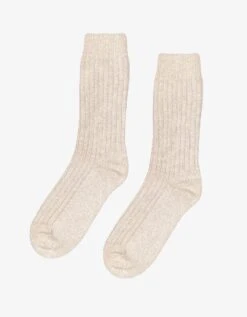 Colorful Standard Merino Wool Blend Sock - Ivory White