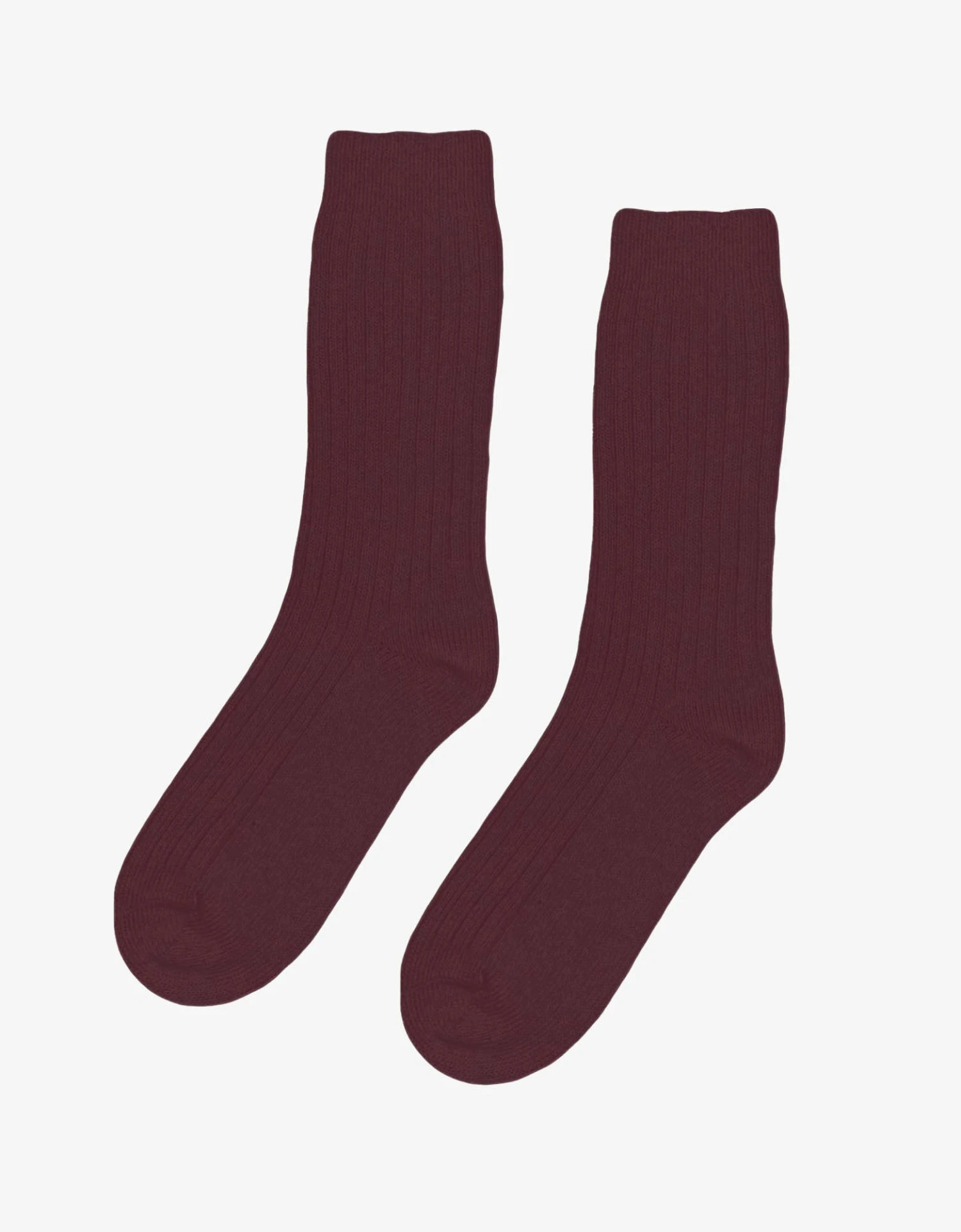 Colorful Standard Merino Wool Blend Sock - Oxblood Red