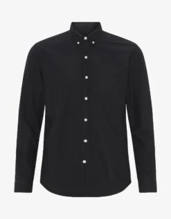 Colorful Standard Organic Button Down Shirt - Deep Black
