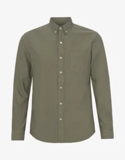Colorful Standard Organic Button Down Shirt - Dusty Olive