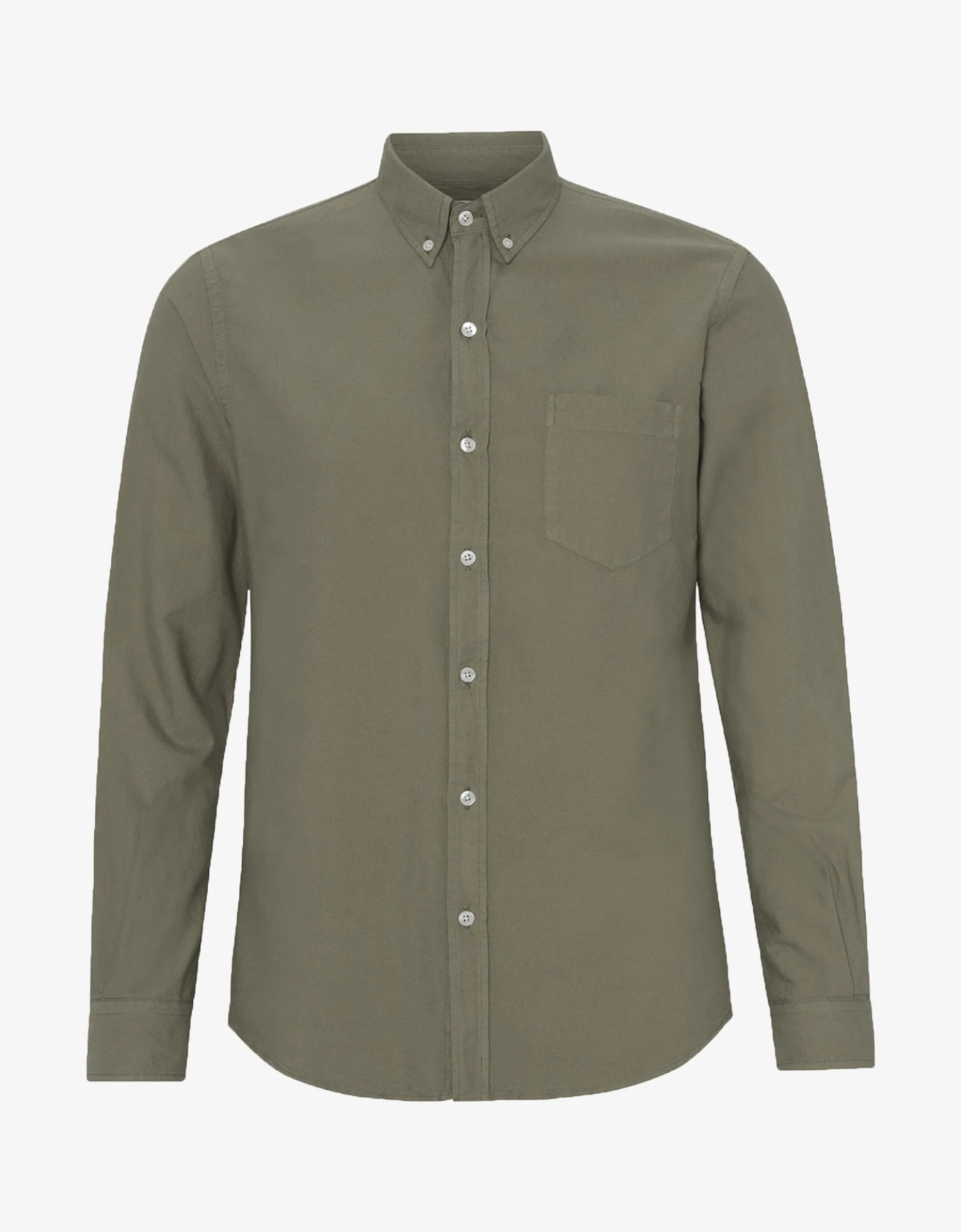 Colorful Standard Organic Button Down Shirt - Dusty Olive