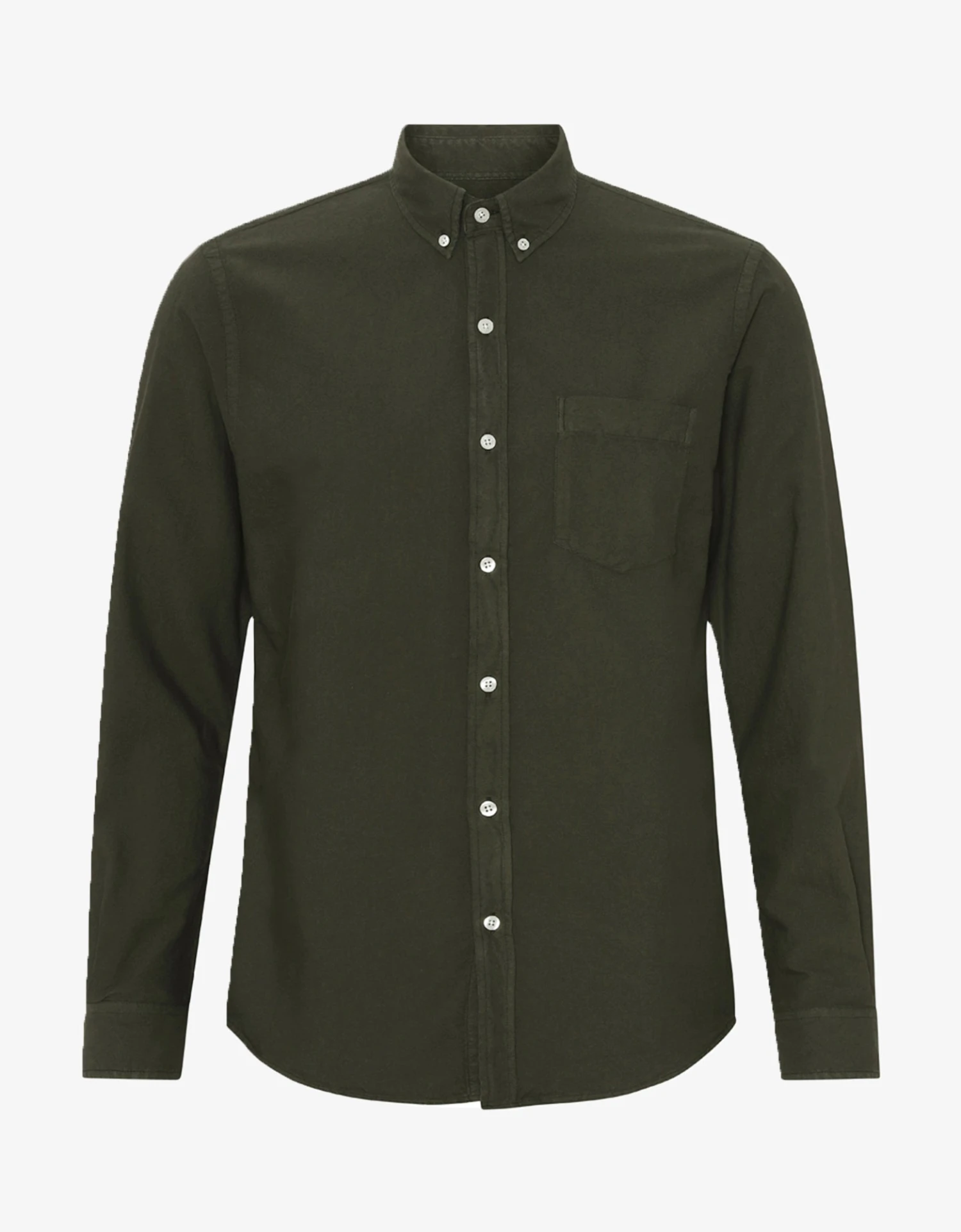 Colorful Standard Organic Button Down Shirt - Hunter Green