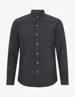 Colorful Standard Organic Button Down Shirt - Lava Grey