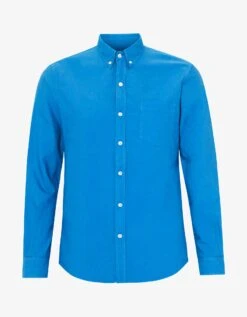 Colorful Standard Organic Button Down Shirt - Pacific Blue