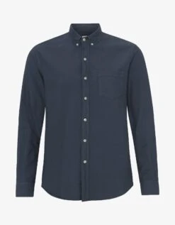 Colorful Standard Organic Button Down Shirt - Petrol Blue
