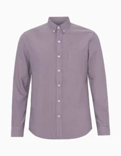 Colorful Standard Organic Button Down Shirt - Purple Haze