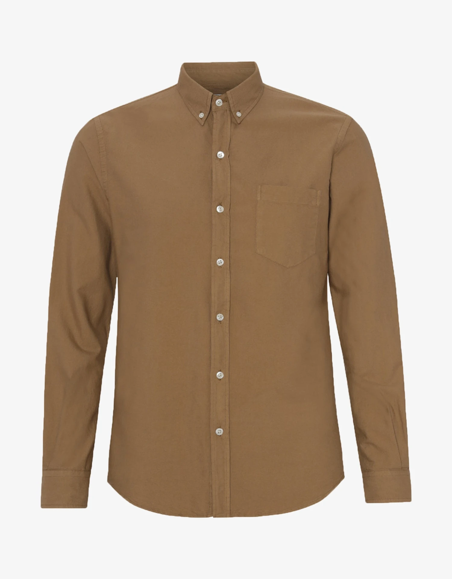 Colorful Standard Organic Button Down Shirt - Sahara Camel