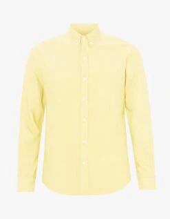Colorful Standard Organic Button Down Shirt - Soft Yellow