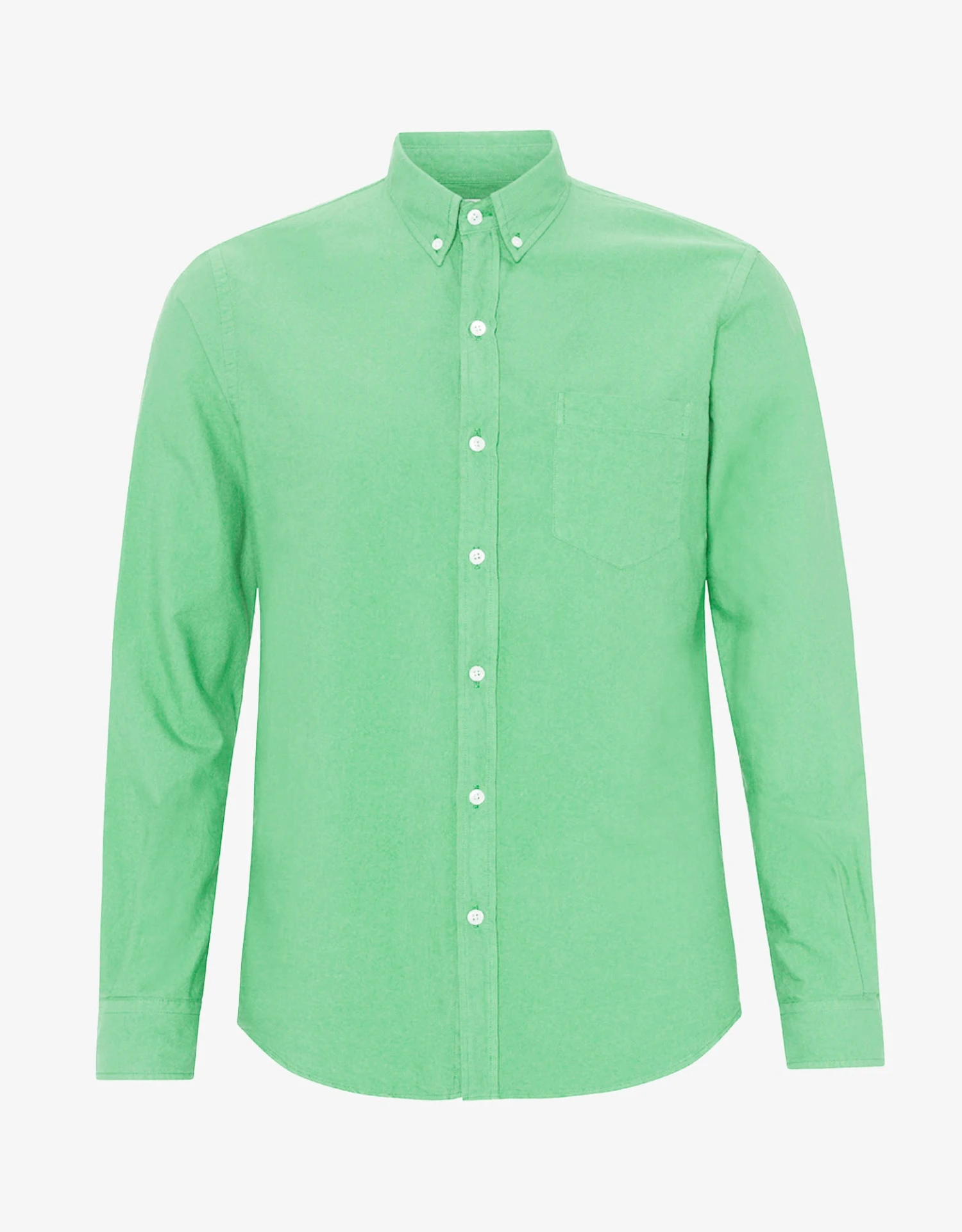 Colorful Standard Organic Button Down Shirt - Spring Green