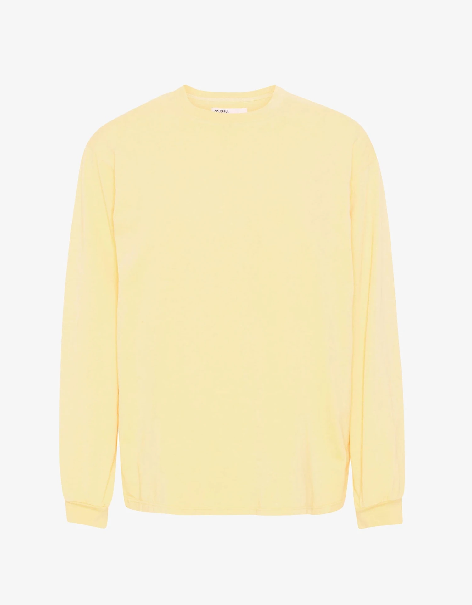 Colorful Standard Oversized Organic LS T-shirt - Soft Yellow